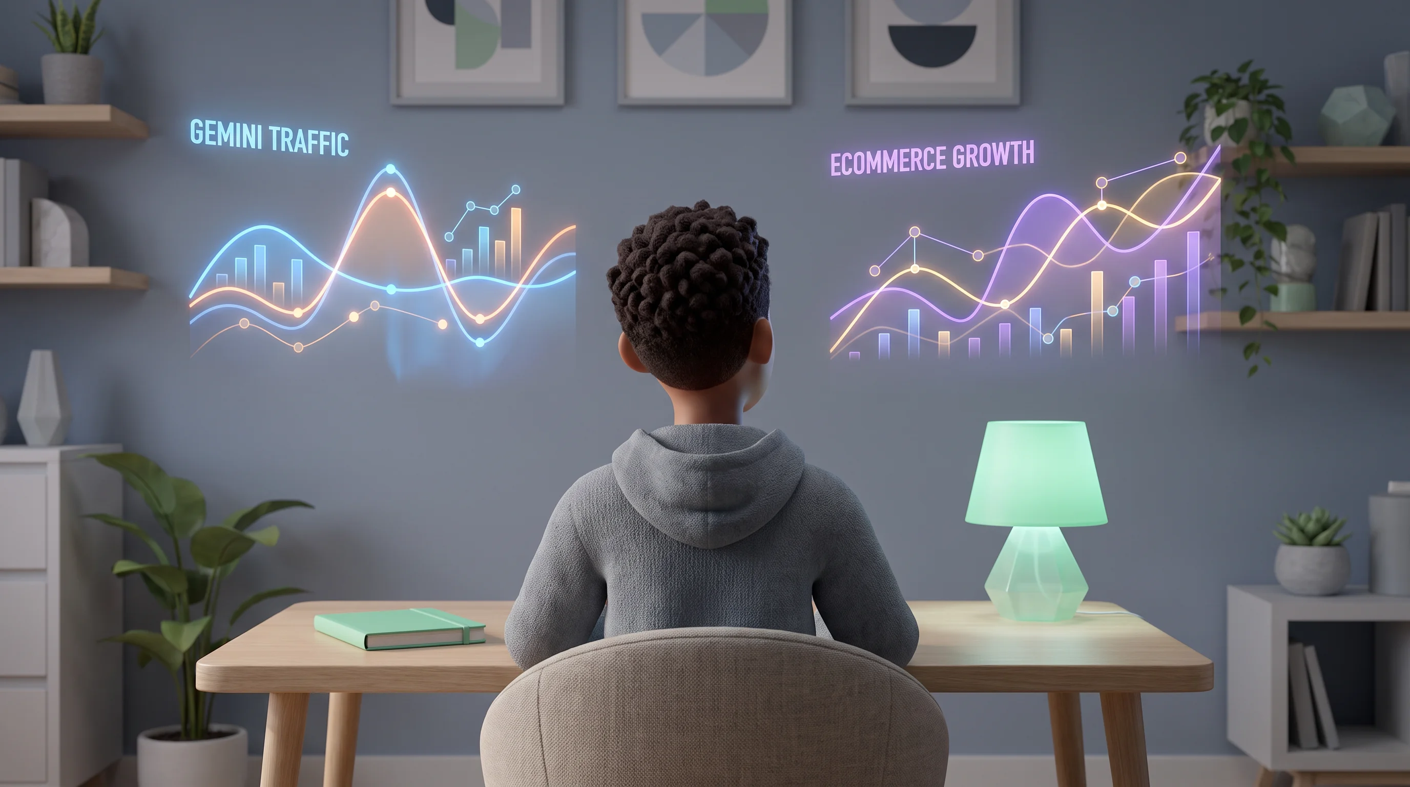 Comparing two holographic data streams for Gemini traffic for ecommerce analysis.